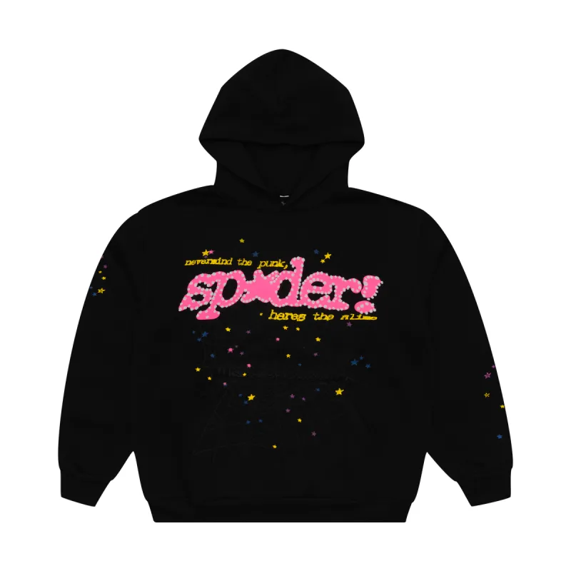 Spider Worldwide Punk V2 Hoodie Black sold by PLUS