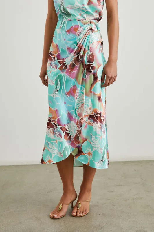SAMPHA SKIRT - KAUAI FLORAL sold by Rails