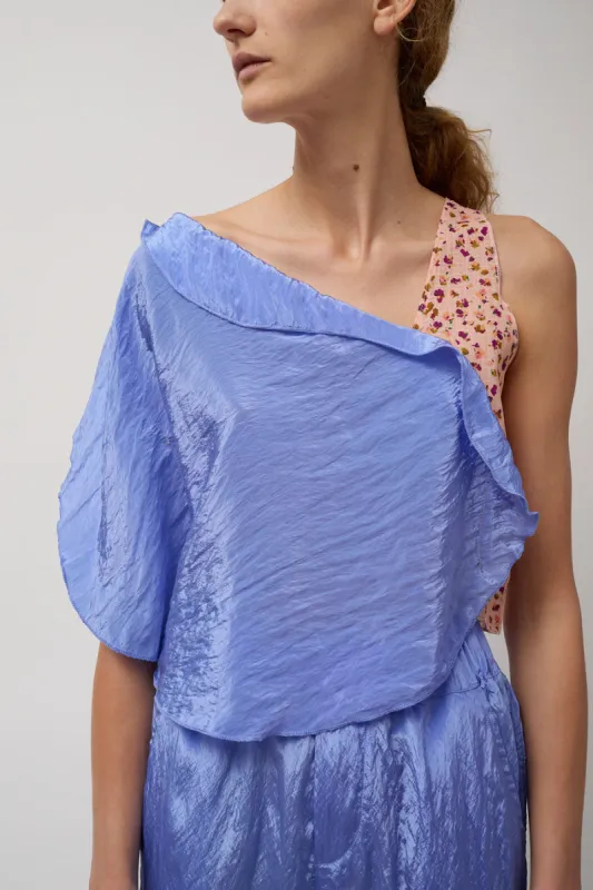 Vladimir Karaleev Latrix Top in Blue sold by No. 6
