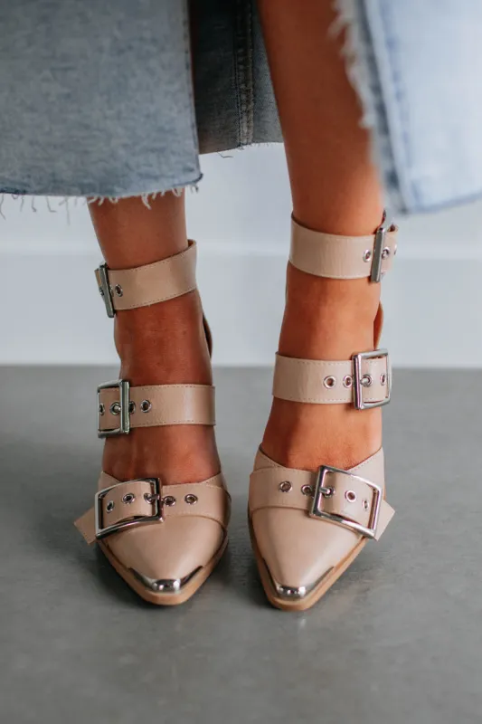 Proving My Point Heels - Beige sold by Wild Oak Boutique