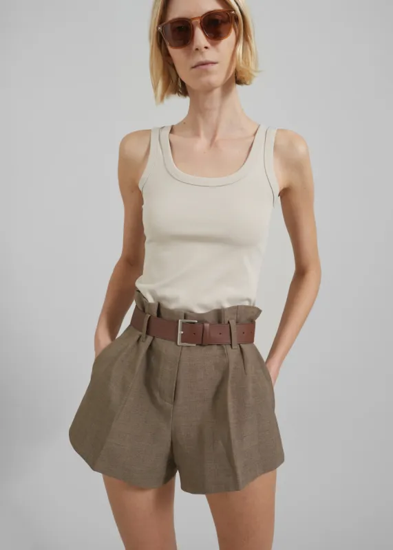 Kim Tank Top - Beige sold by Frankie Shop