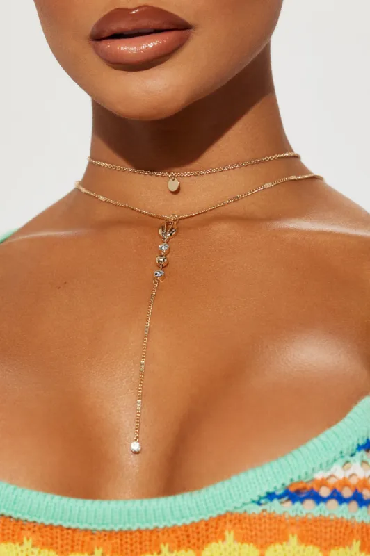 Hotter Than Summer Necklace - Gold sold by Fashion Nova