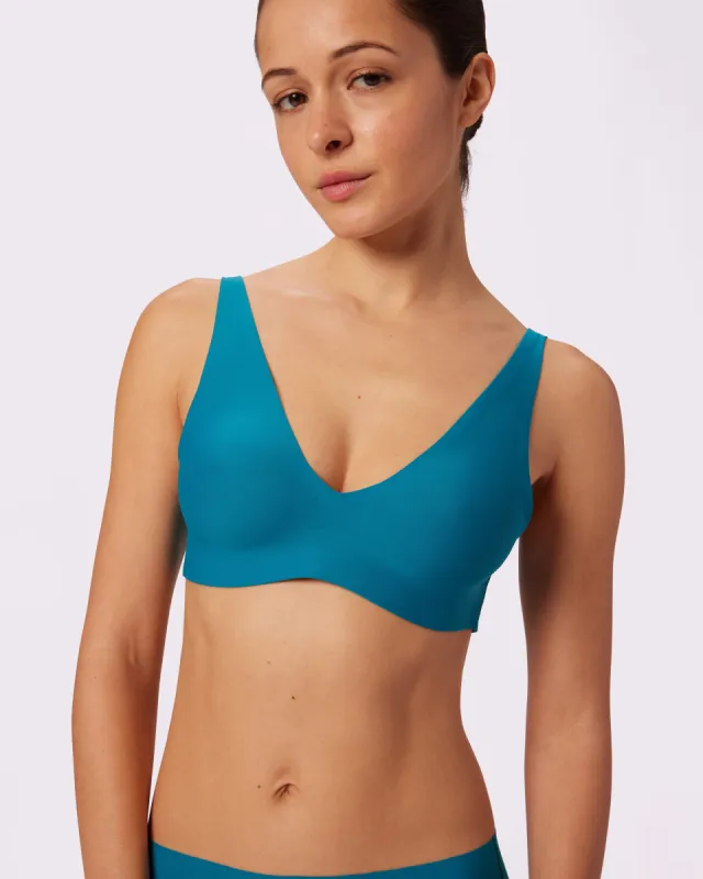 Support Lift Plunge Bralette | Seamless Universal | Archive (Lagoon) sold by Parade