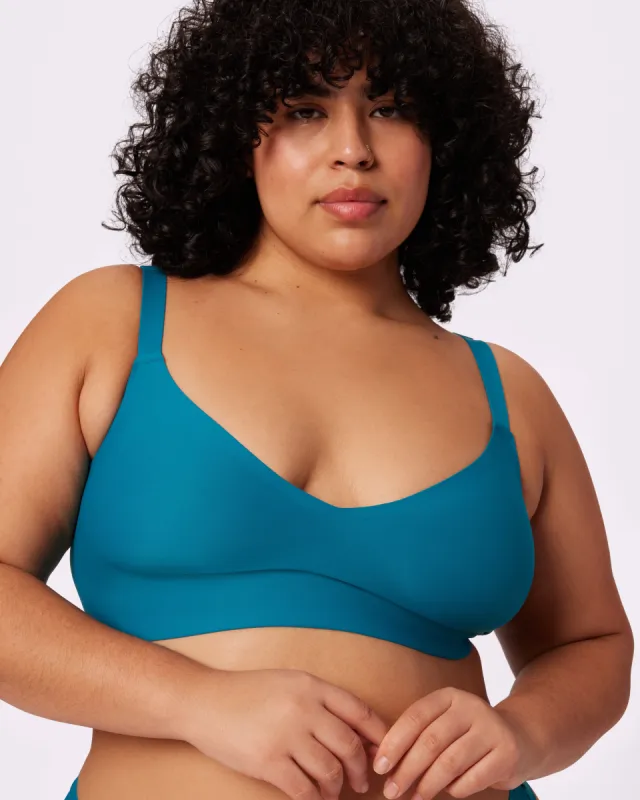 Smooth Lift Triangle Bralette | Seamless Universal | Archive (Lagoon) sold by Parade