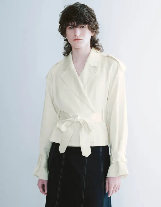 Notch Lapel Straight Jacket sold by Urban Revivo