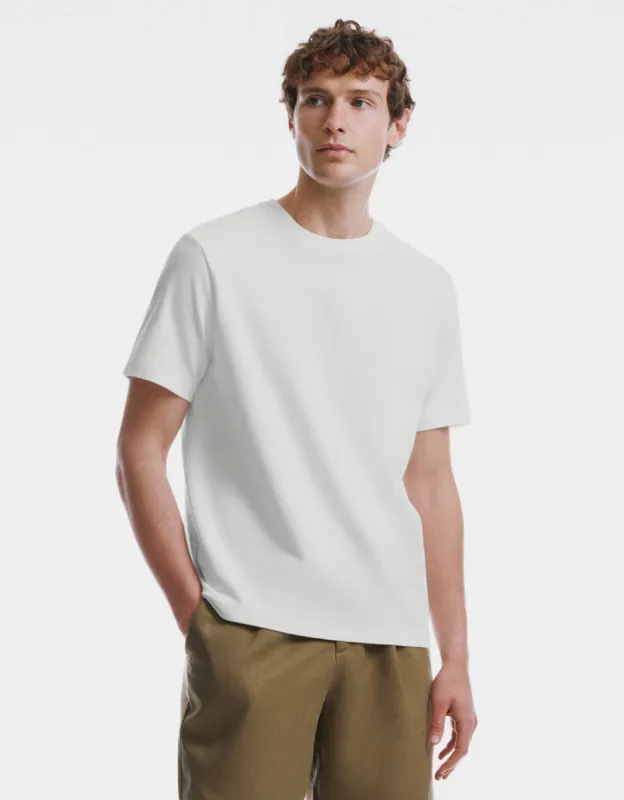 Crew Neck Straight T-Shirt sold by Urban Revivo