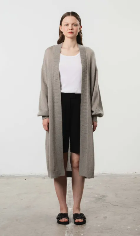 Mr Mittens | Carla Cardigan - Oyster Shell sold by Sister & Co
