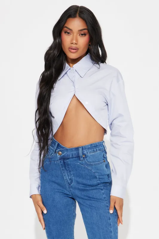Business Casual Bolero  - Blue sold by Fashion Nova