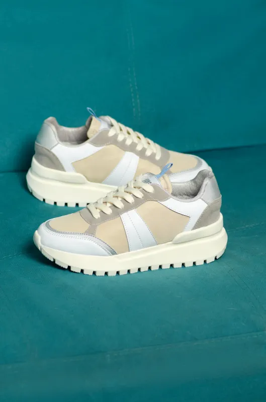 Tenis Mujer Track Beige DISPONIBILIDAD INMEDIATA sold by Canvas