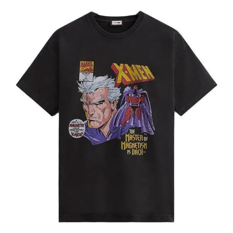 KITH For X-Men Master Of Magnetism Vintage Tee 'Black' KHM031443-001 sold by KicksCrew