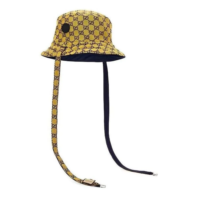 Gucci GG Reversible Bucket Hat 'Yellow Blue' 809879170 sold by KicksCrew