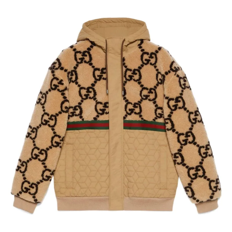Gucci GG Jacquard Jacket 'Beige Ebony' 706419-XJETL-2066 sold by KicksCrew