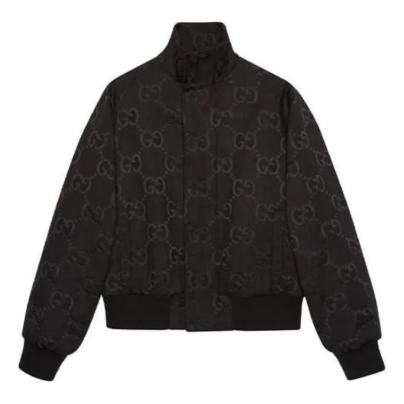 Gucci Jumbo GG Canvas Jacket 'Black' 694165-ZAIDI-1000 sold by KicksCrew
