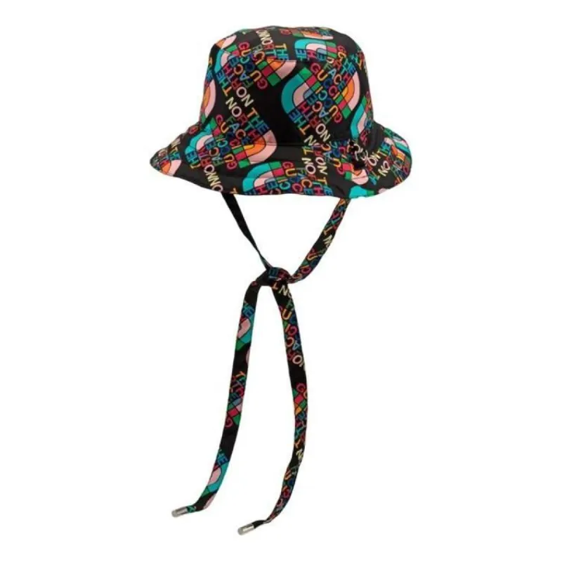 累積売上総額第１位【GUCCI】BUCKET HAT Nylon bucket hat with Gucci logo in black | GUCCI® US