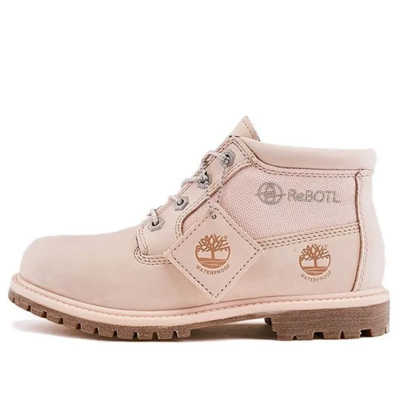 (WMNS) Timberland Nellie Chukka Waterproof ReBOTL Ankle Boots 'Pale Pink' A2FCPW sold by KicksCrew