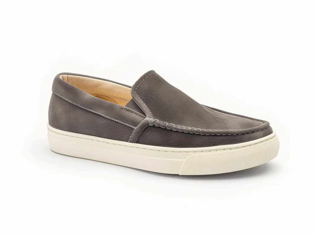 Grey Suede Sperry Loafers  - Summer 2024 Collection sold by Costoso Italiano