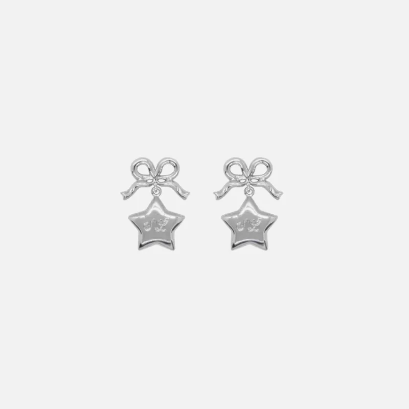 Sandy Liang Pippy Studs - Silver sold by Kith