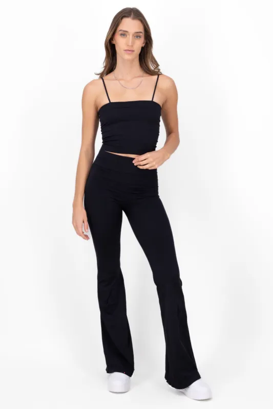 Leggins lisos flare sold by Shasa