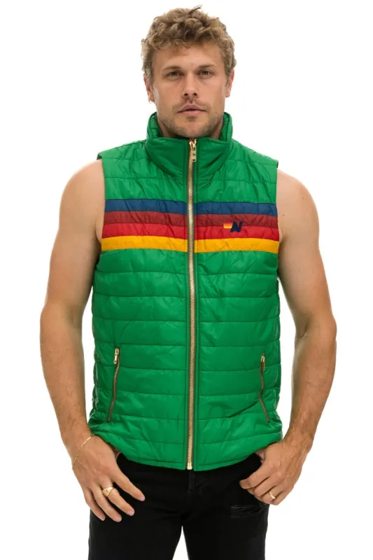 MEN'S 4 STRIPE VEST SHERPA- AMAZON sold by Aviator Nation