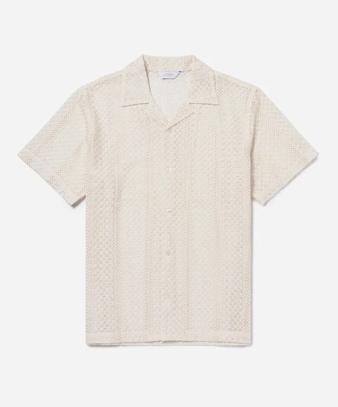 Canty Cotton Lace SS Shirt sold by Saturdays New York City