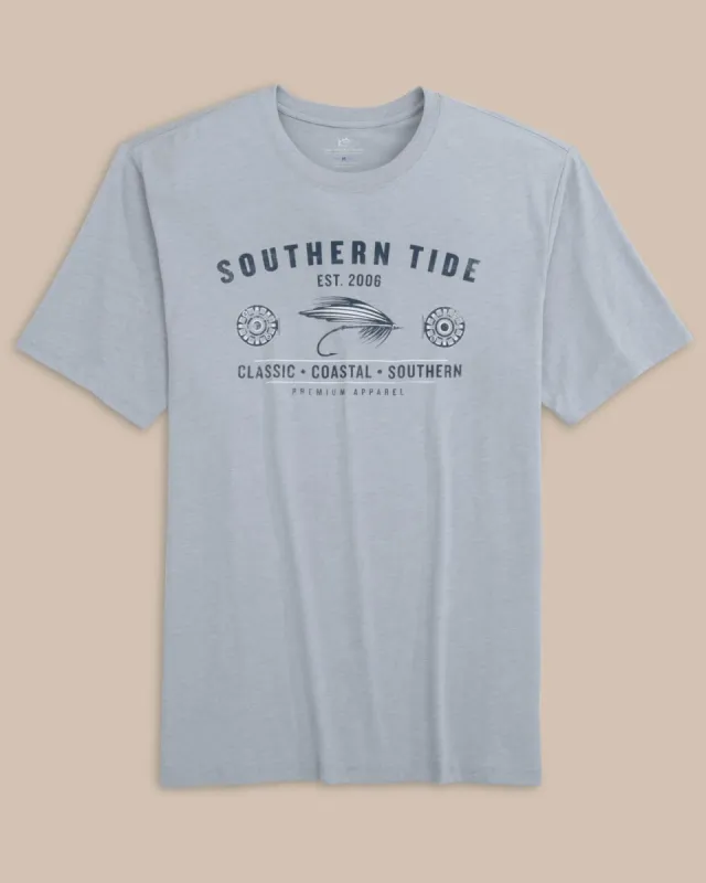 Heather Reel Fly Premium Apparel Short Sleeve T-Shirt sold by Southern Tide