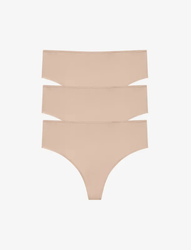 24/7® Classic High Waist Thong - 3 Pack sold by ThirdLove