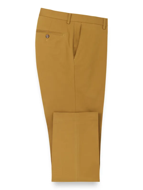 Cotton Stretch Twill Flat Front Pants sold by Paul Fredrick