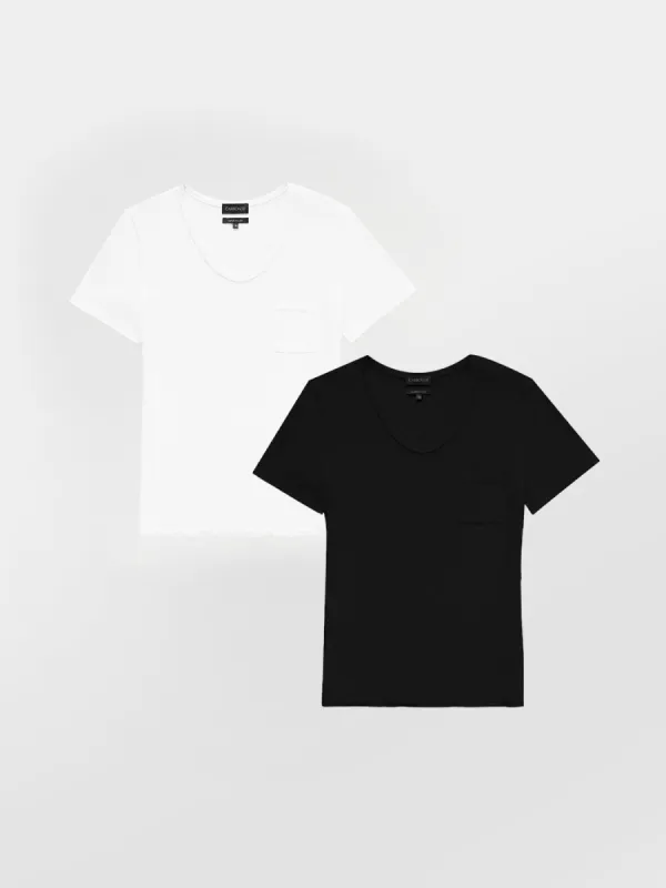 Short Sleeve Pocket Tee Multipack sold by Carbon38