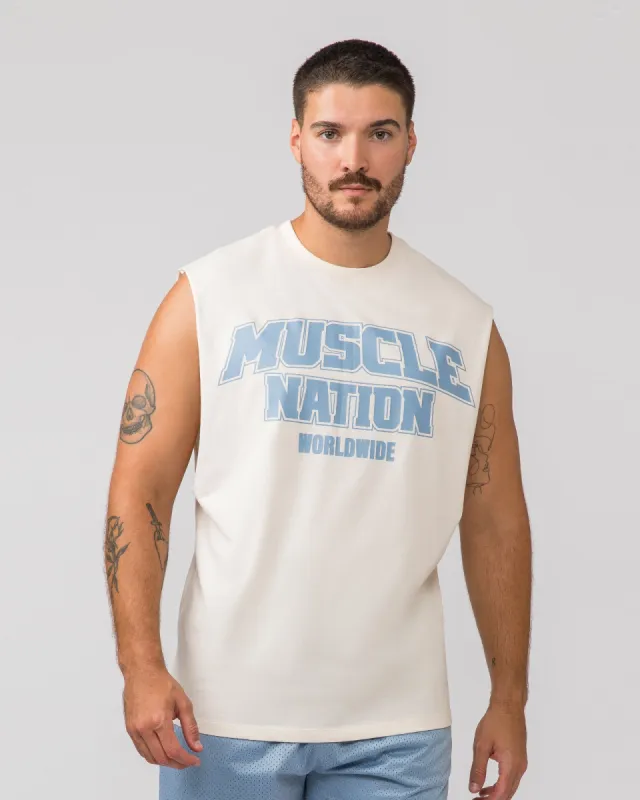 Lifting Muscle Tank - Travertine sold by Muscle Nation