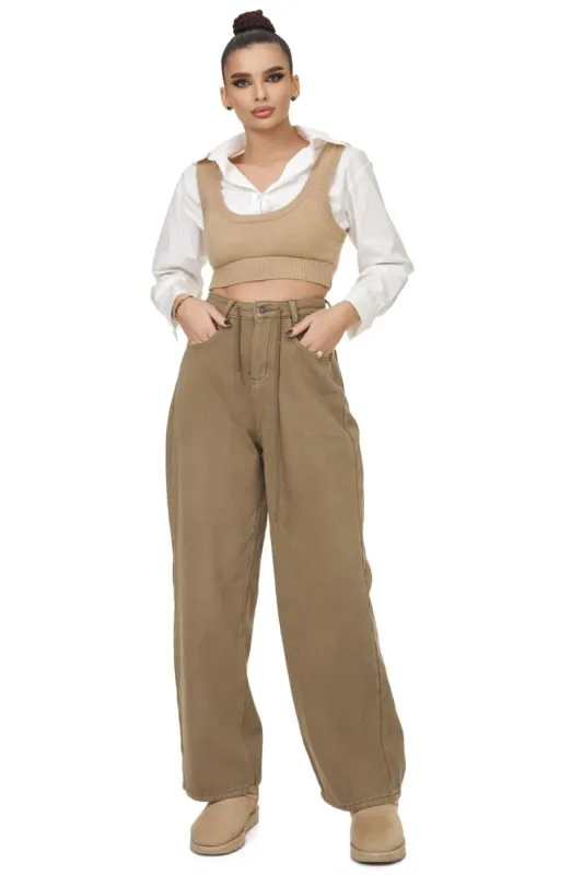 Blugi dama casual maro Ralukia Bogas sold by bogas