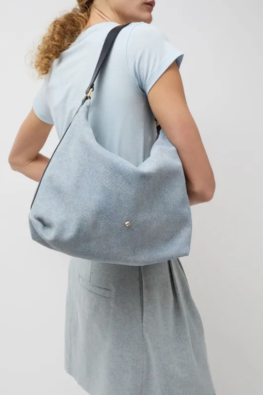 Herbert Frere Soeur Le Fred Jean Bag in Marine and Jean sold by No. 6