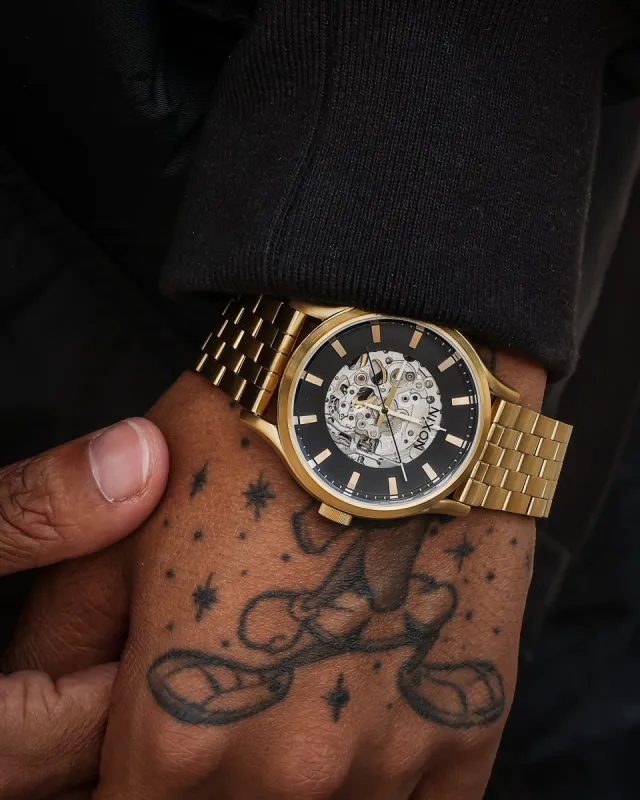 Nixon Spectra Watch Black/Gold | Parallel