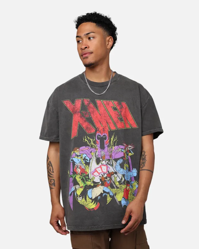 Marvel X-Men The X-Men Heavy Vintage T-Shirt Vintage Black sold by Culture Kings