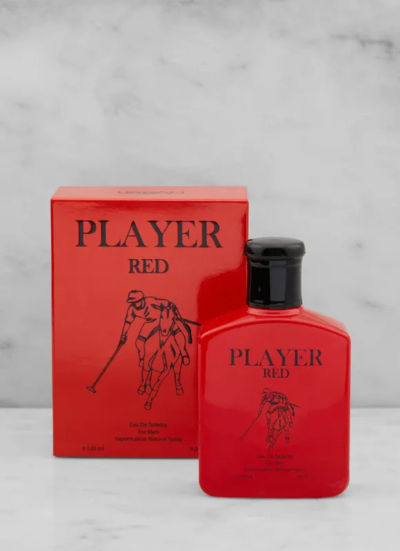 Player Red Cologne sold by Rainbow