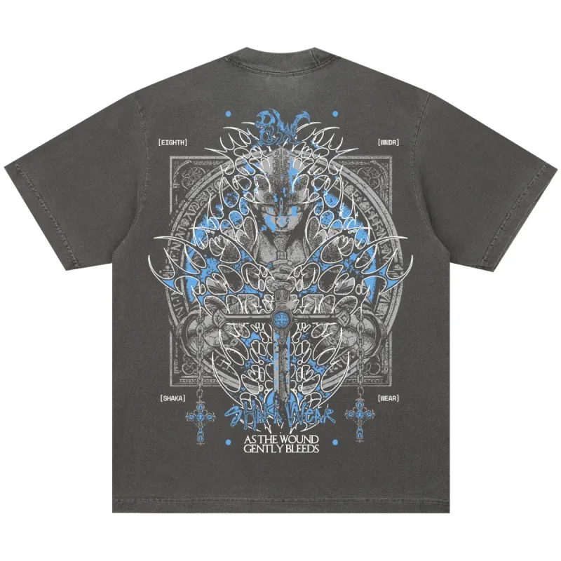 8yards Men’s SideTuck Shirt 8W X SHAKA WEAR KNIGHT TEE SHADOW | Parallel