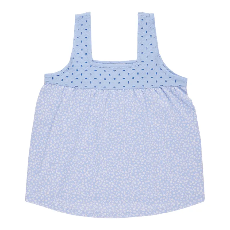 mySTYLE Women's Squareneck Eyelet Tank Top sold by Giant Tiger