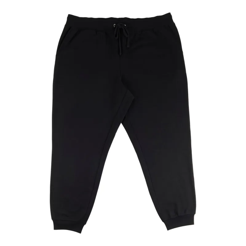 mySTYLE Women's Plus Seasonal Fleece Joggers, Black sold by Giant Tiger