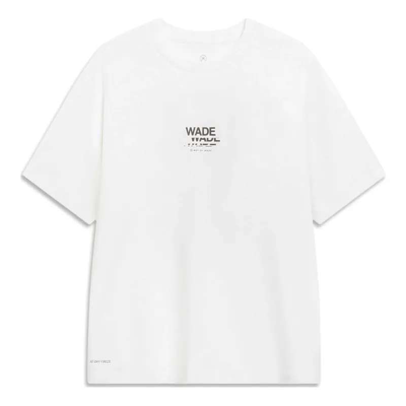 Li-Ning Way Of Wade Graphic T-shirt 'White' AHST323-2 sold by KicksCrew