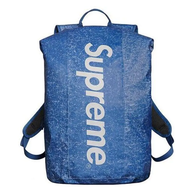 Supreme Waterproof Reflective Speckled Backpack 'Blue White' SUP-FW20-327 sold by KicksCrew