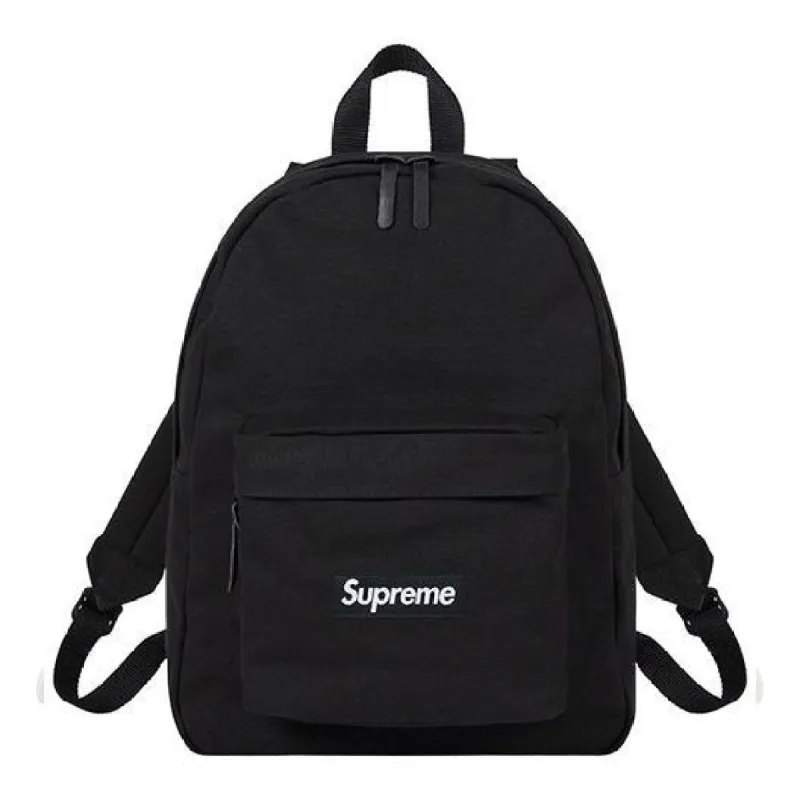 Supreme Canvas Backpack 'Black White' SUP-FW20-152 sold by KicksCrew