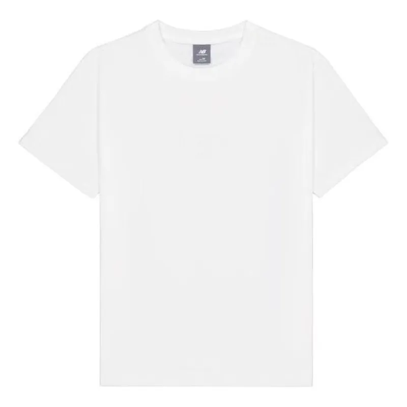 New Balance Embroidery Logo T-Shirt 'White' AMT41653-WT sold by KicksCrew