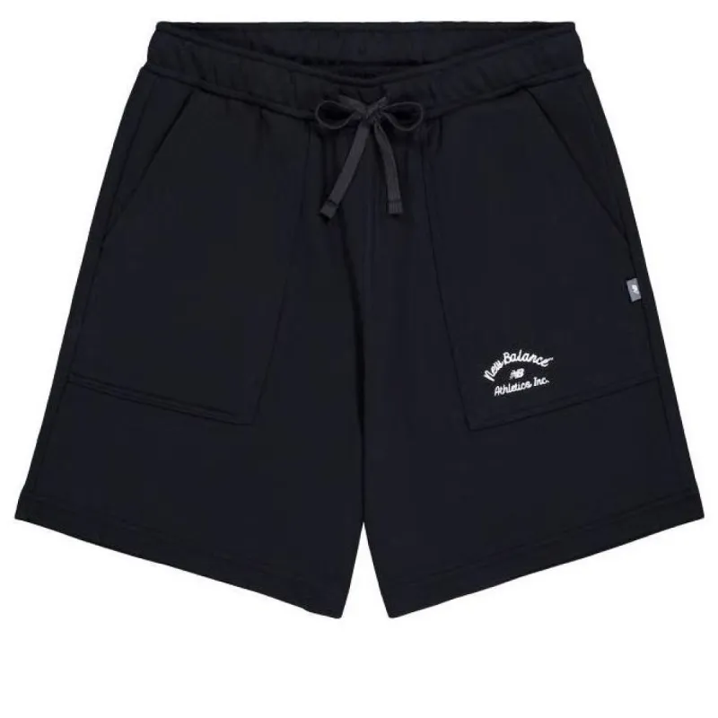 New Balance NBX Retro Knit Shorts 'Black' AMS42325-BK sold by KicksCrew
