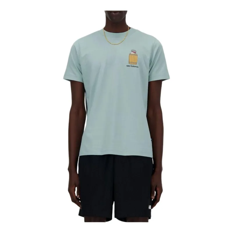 New Balance Sport Essentials Barrel Runner T-Shirt 'Blue' MT41596SAM sold by KicksCrew