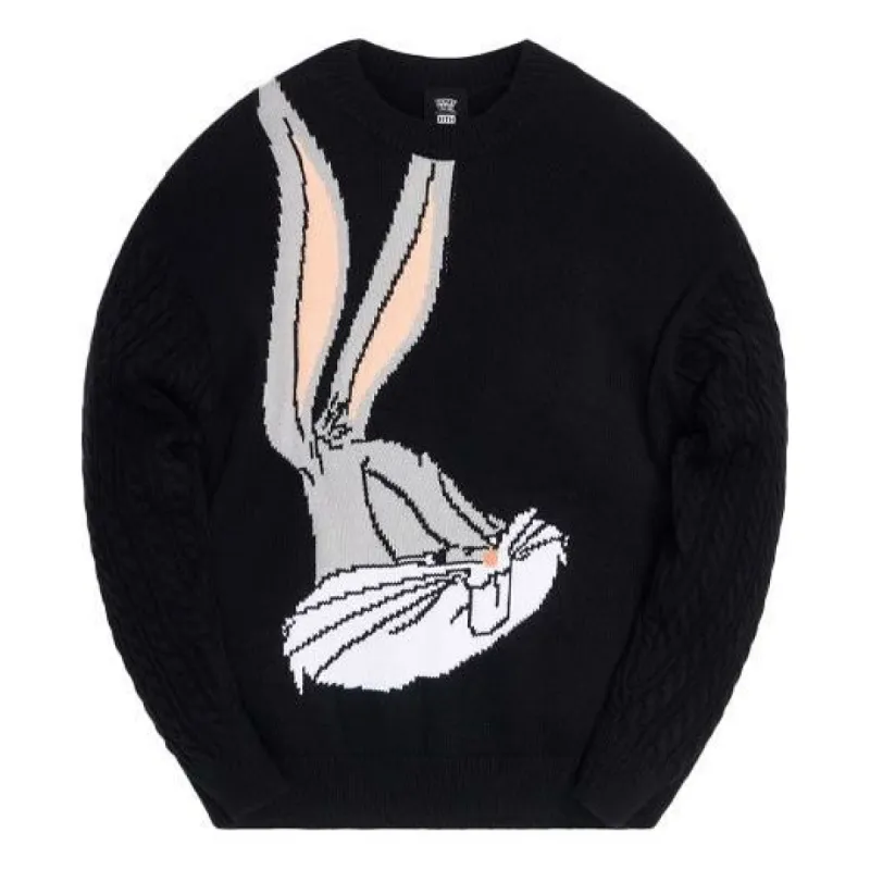 KITH x Looney Tunes Bugs Bunny Crewneck 'Black' KH2494-100 sold by KicksCrew