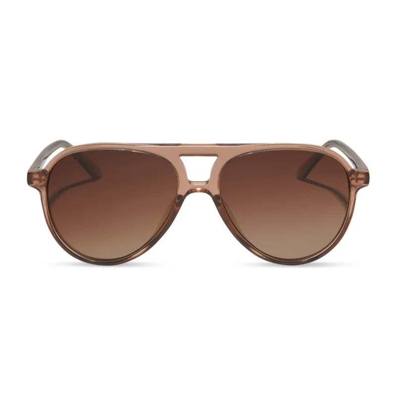 TOSCA II - CAFÉ OLE + BROWN GRADIENT + POLARIZED SUNGLASSES sold by Diff Eyewear