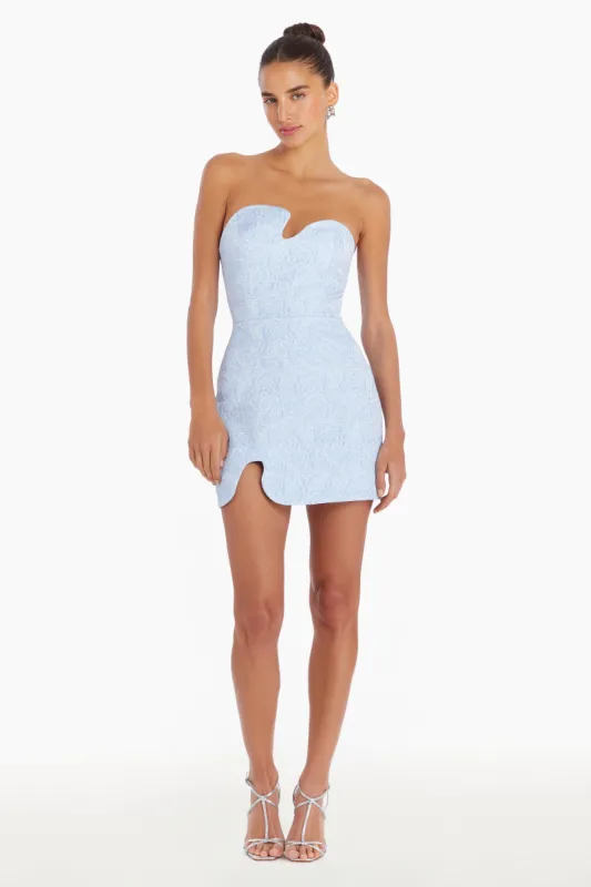 Strapless Puzzle Mini Dress sold by Amanda Uprichard
