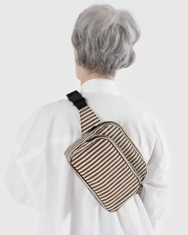 Baggu | Fanny Pack - Brown Stripe sold by Fort