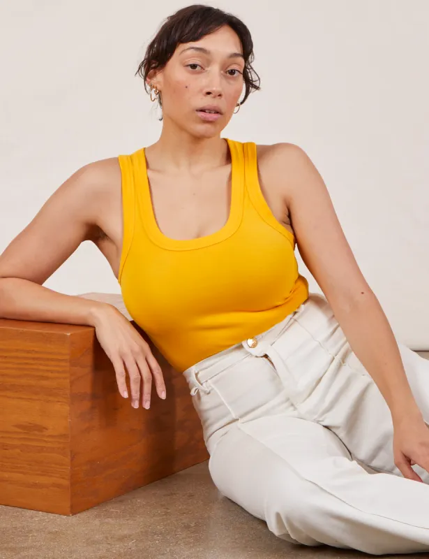 The Tank Top - Sunshine Yellow sold by Big Bud Press