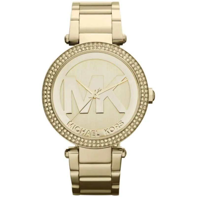 Michael Kors Ladies Watch Parker 39mm Yellow Gold MK5784 sold by Watches & Crystals