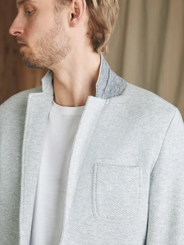 Inlet Knit Blazer (Tall) - Heather Grey sold by Faherty